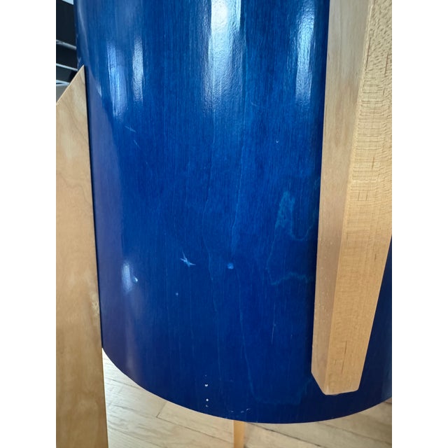 Postmodern Pedestal Stands Set of 3 Stackable Memphis Style Tables For Sale - Image 12 of 15