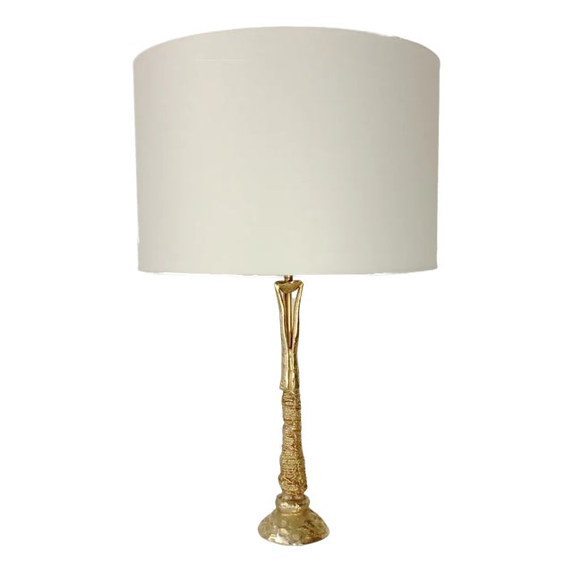 Bronze Table Lamp by Pierre Casenove for Fondica, France, 1990 For Sale