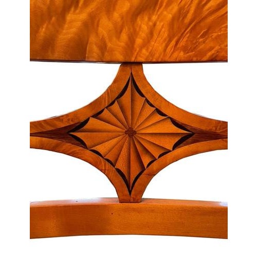 Brown Biedermeier Birch Chairs, 1800s, Set of 2 For Sale - Image 8 of 9