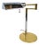 Adjustable Brass Chrome Table Lamp from Star Leuchten, Germany, 1970s For Sale