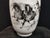 Chinese Ceramic Vase Qianlong Marked Famille Rose Porcelain Vase Hand Painted Eight Horses Pattern For Sale - Image 4 of 12