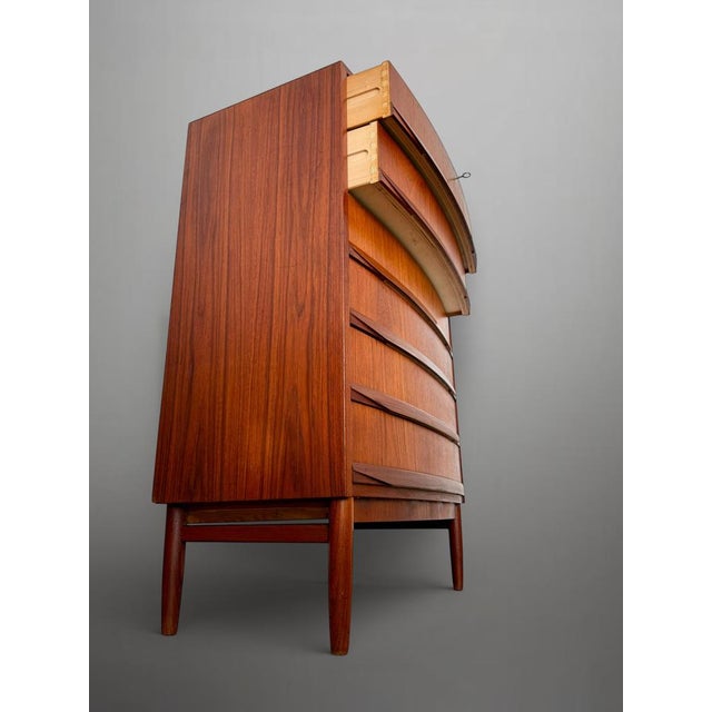Mid-Century Modern Scandinavian Teak Chest of Drawers, 1960s For Sale - Image 9 of 18