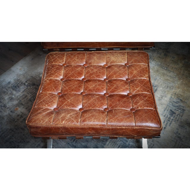 Set of Halo Armchair and Ottoman in Leather by Timothy Oulton, 2010s For Sale - Image 15 of 17