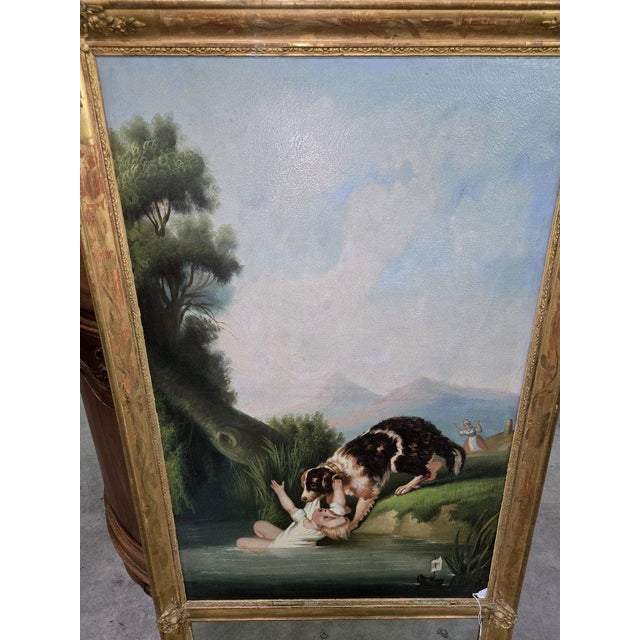 Large Napoleon III Trumeau Mirror For Sale - Image 5 of 7