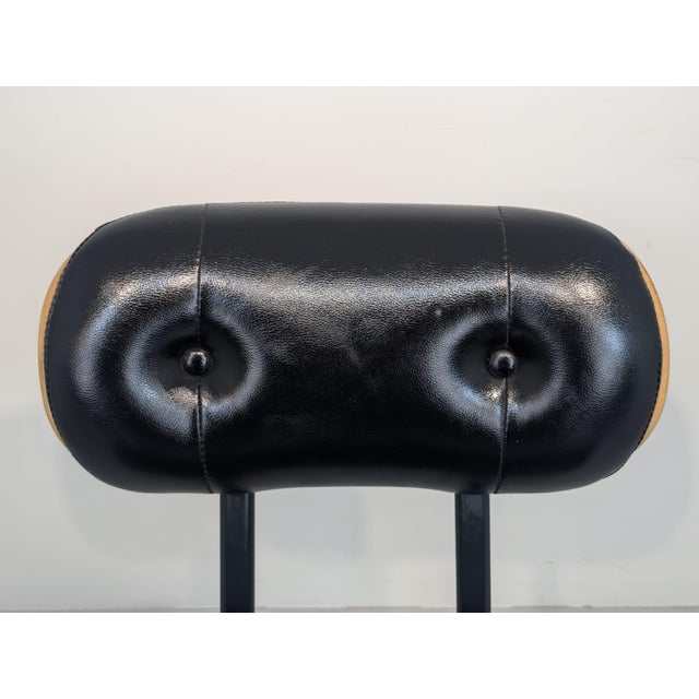 Black Vintage Swivel Bar Stool, 1960s For Sale - Image 8 of 16
