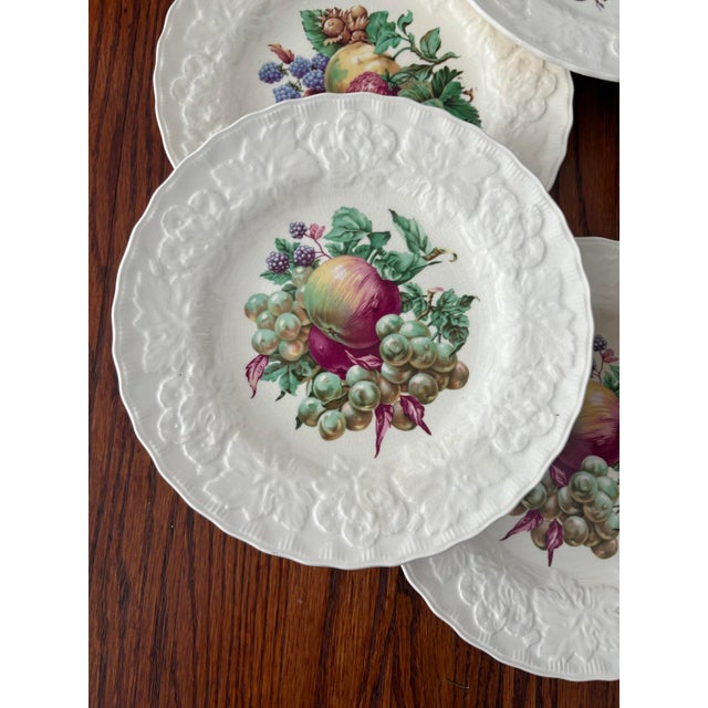 Ceramic Antique Alfred Meaken Ironstone Dinner Plates Made in England- A Set of 10 For Sale - Image 7 of 12