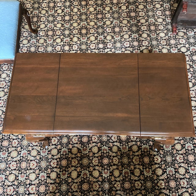 1980s Ethan Allen Court Vanity/Dressing Table With Stool 2