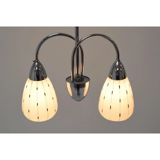 Mid-Century Chandelier, 1960s For Sale - Image 4 of 14