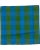 Textile Vintage Set 4 Blue Green Silk Gingham Plaid Cocktail Napkins Barware For Sale - Image 7 of 13