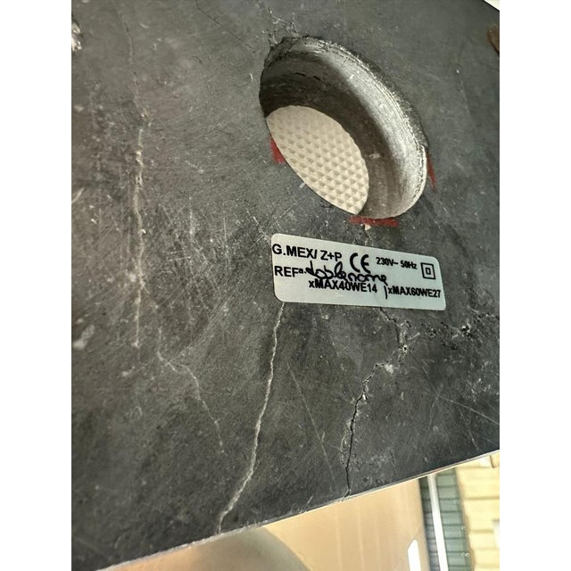 Stone Toblerone Table Lamps attributed to Oitoemponto, 2001, Set of 2 For Sale - Image 7 of 8