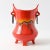 Italian Red Ceramic Vase from Bertoncello, 1970s, in Very Good conditions. Designed 1960 to 1969 I have official proof of...