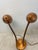 Vintage 1950's Double Gooseneck Brushed Copper Desk Lamp For Sale - Image 11 of 18