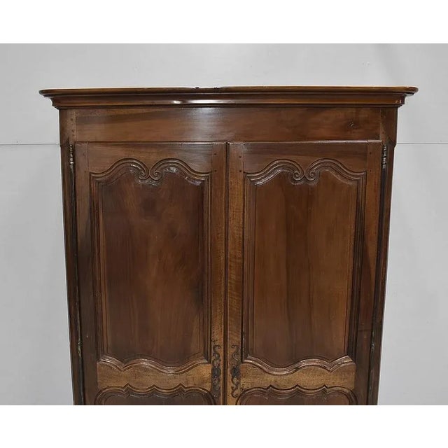 18th Century Regency Walnut Wardrobe For Sale - Image 4 of 11