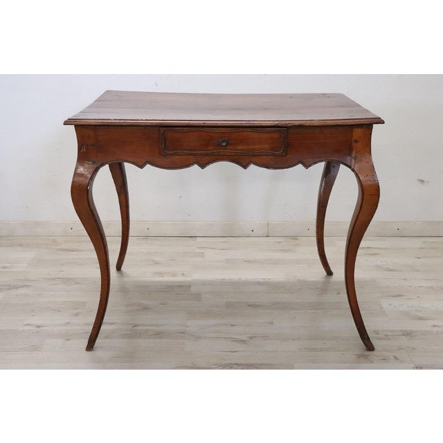 Antique Coffee Table in Cherry Wood, 18th Century For Sale - Image 4 of 12