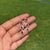 2.05ct Pear Cut Mozambique Ruby Diamond Triple Drop Earrings in 14k Gold- 2 Pieces For Sale In New York - Image 6 of 13