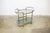Mid-Century Modern Vintage Brass and Smokey Glass Bar Cart For Sale - Image 3 of 6