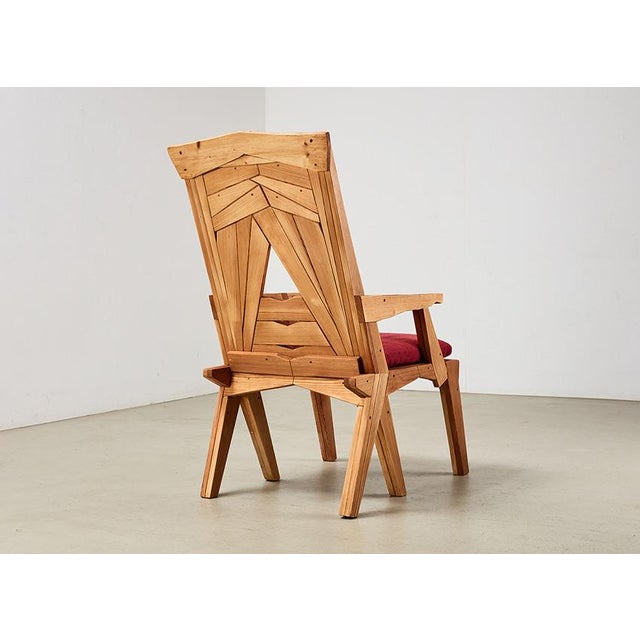 Great postmodern lounge chair from Italy 1980s. We sourced the chair in Italy, but the designer is unknown to us. Most...