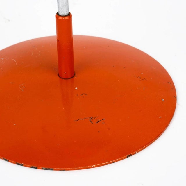 Orange Vintage Metal Lamp from Napako, 1960s For Sale - Image 8 of 10
