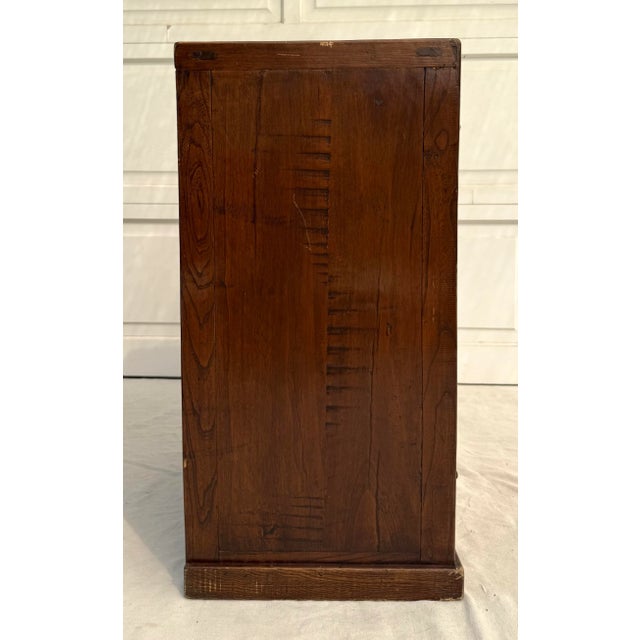 1960s Asian Chinese Herbal Apothecary Cabinet Chest For Sale - Image 5 of 12