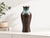 Large studio ceramic vase by the German ceramic artist Herbert Schulze-Crinitz (1931–2017), made in 1977 in Crinitz, East...