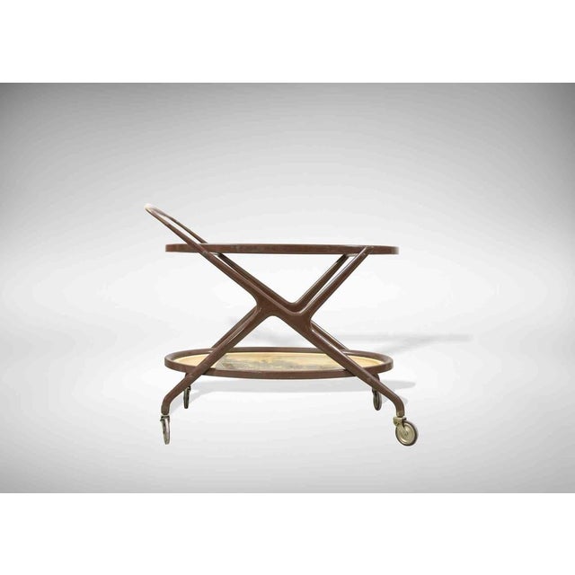Cesare Lacca Vintage Cart in the style of Cesare Lacca, Italy, 1950s For Sale - Image 4 of 7