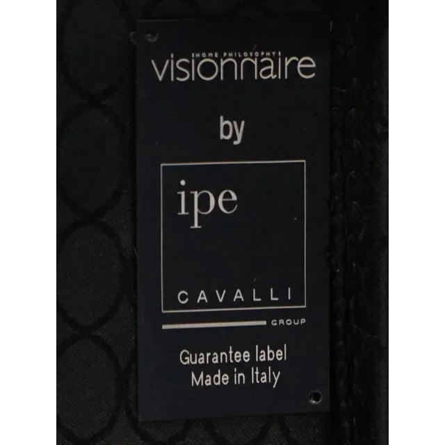 This is a lovely stunning pair of IPE Cavalli Nella Vertrina Avalon hand made in Italy black leather armchairs. Basically...