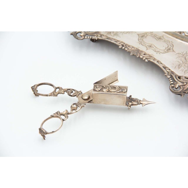 Silver Tray and Scissors from Morrões, Set of 2 For Sale - Image 4 of 7