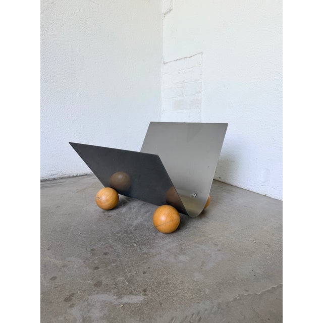 Postmodern Magazine Rack, 1980s For Sale - Image 11 of 18