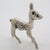 1970s Vintage Italian Handmade Genuine Silver Fawn Deer Figurine, 1970s For Sale - Image 5 of 10
