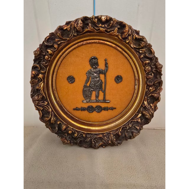 An exquisite French empire bronze grand tour ( guaranteed over 125 years old with custom framing done in the mid century...