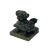 Hand Carved Chinese Green Stone Pixiu Fengshui Figure Size N329E For Sale In San Francisco - Image 6 of 7