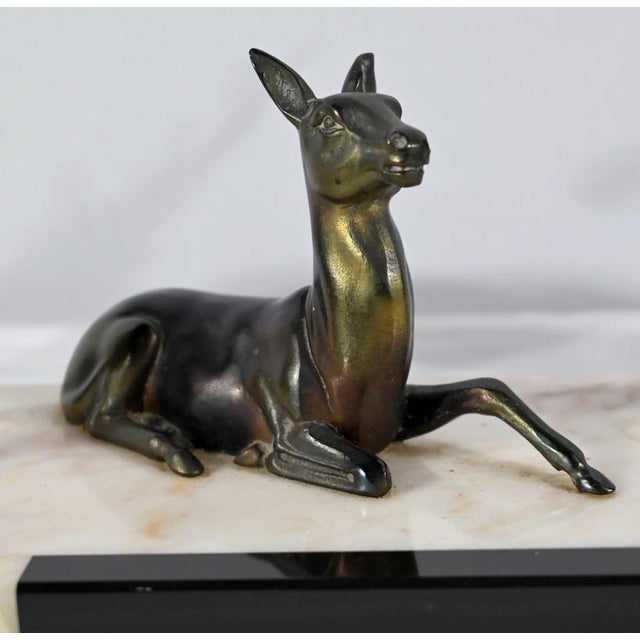 Black Deer, Doe and Fawn Group, Early 1900s, Regula For Sale - Image 8 of 18