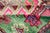 Vintage Caucasian Kazak Rug With Triple Medallions in Pink and Green 3'10 X 7'0 For Sale - Image 11 of 12