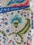 China Seas Quadrille Les Indiennes Multicolor Multi Blue Rouge Greens Fabric 2 Yards For Sale - Image 4 of 4