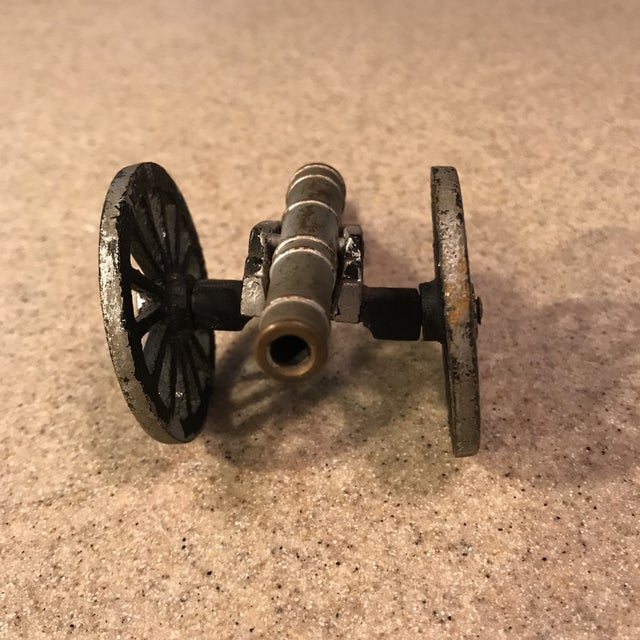 MFCO Cast Iron Miniature Cannon | Chairish