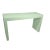 Modern mid century style modern mint green console. The console is made of solid alder and done in a sea foam green...