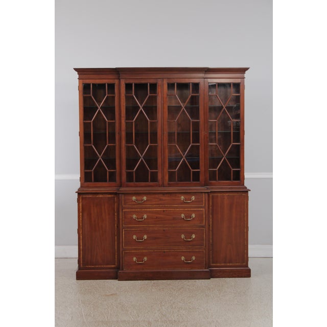 Age: Circa 1984 Details: Model 2365 Finish #24 2 Piece Construction Felt Lined Silverware Drawer Traditional Style Solid...