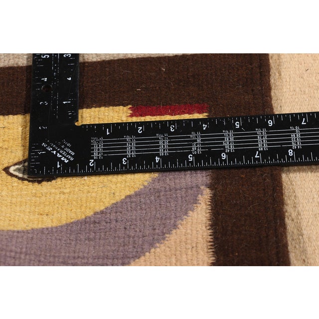 Vintage Tessellated Fish Zapotec Kilim Rug, 02'08 X 04'09 For Sale In Dallas - Image 6 of 10