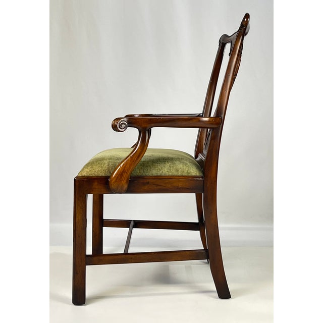 Theodore Alexander Theodore Alexander Althorp Collection Pierced Back Chippendale Dining Chairs - Set of 10 For Sale - Image 4 of 18