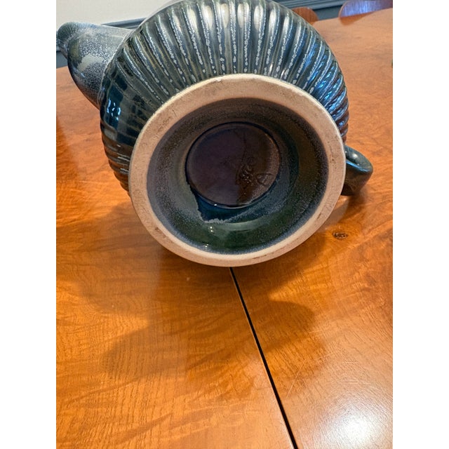 Gorgeous Mid-Century Pottery German Teapot For Sale - Image 4 of 7