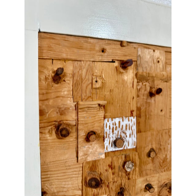 Gordon Powell, Painted Wood Assemblage Abstract Art Sculpture Painting Gordon Powell Modernist For Sale - Image 4 of 18