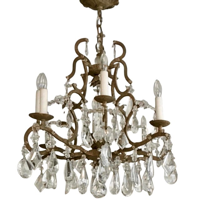 Dennis and Leen Chateau French Crystal Chandelier