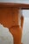 Tiger Maple Benchmade Round Dining Table For Sale - Image 10 of 12