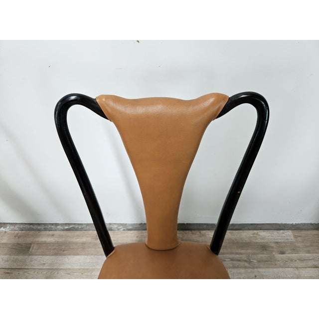 Wood Vintage Italian Chairs attributed to Vittorio Dassi for Dassi Mobili Moderni, 1950, Set of 6 For Sale - Image 7 of 18