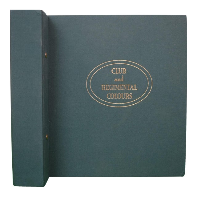 "Club and Regimental Colours. Pattern Book W/ 1000 Swatches W/ 48 Additional Swatches of Historic Club" 1995 Gissop, Peter For Sale