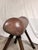 Antique Gymnastic Horse in Cow Leather, Italy, 1940s For Sale - Image 10 of 13