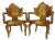 Mid-Century Modern Bartolozzi & Maioli Italian Carved Wooden Leaf Chairs - a Pair For Sale - Image 3 of 7