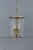 Mid-Century Italian Engraved Glass and Brass Ceiling Lamp from Crystal Art, 1950s For Sale - Image 11 of 13