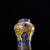 Vintage Chinese Gilt Copper Enamel "Bird & Flower" Garlic-Mouth Vase - 1180g For Sale - Image 4 of 9