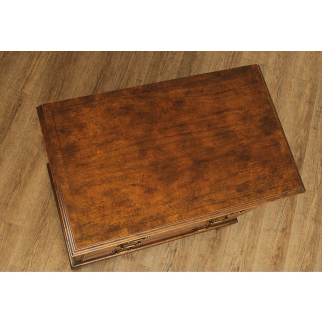 Baker Furniture Company Baker Furniture Georgian Style Walnut Bachelors Chest For Sale - Image 4 of 12